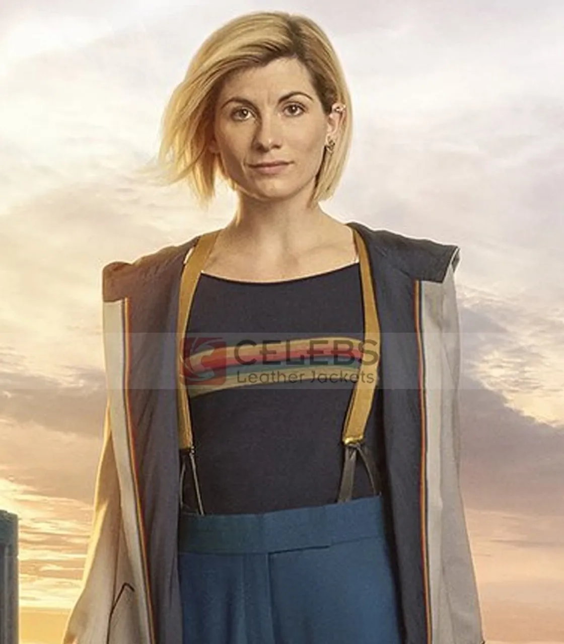 13th Doctor Jodie Whittaker Long Trench Hooded Coat