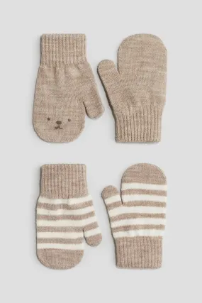 2-pack Mittens