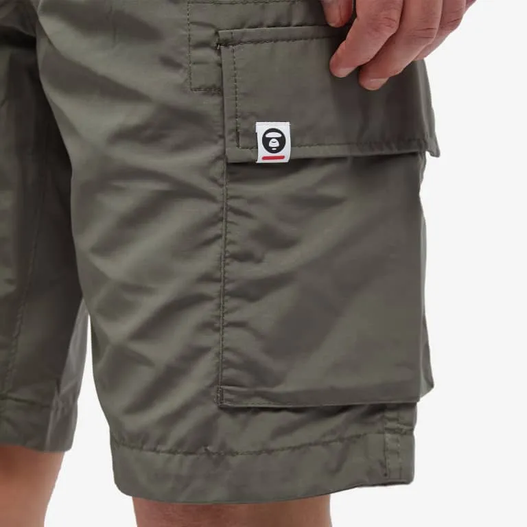 AAPE Khaki Cargo Shorts