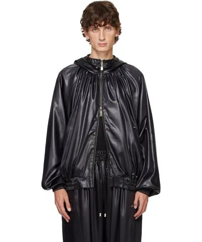 ADER error Black Product. 20 Faux Leather Jacket