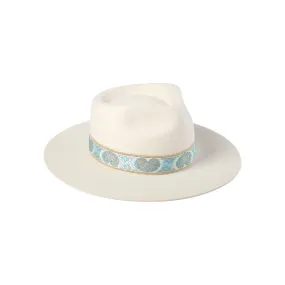 Aqua Beverly Fedora Hat