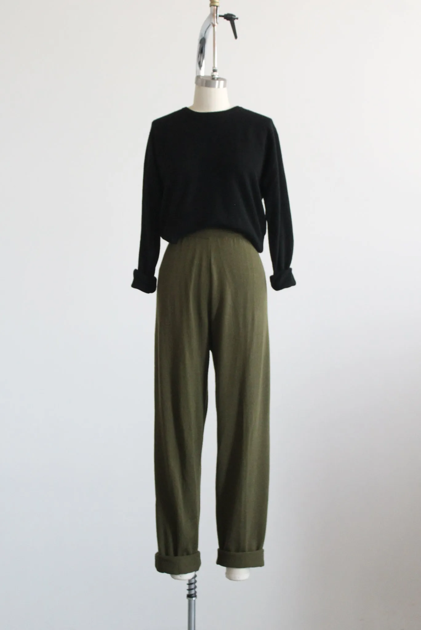 wool trousers