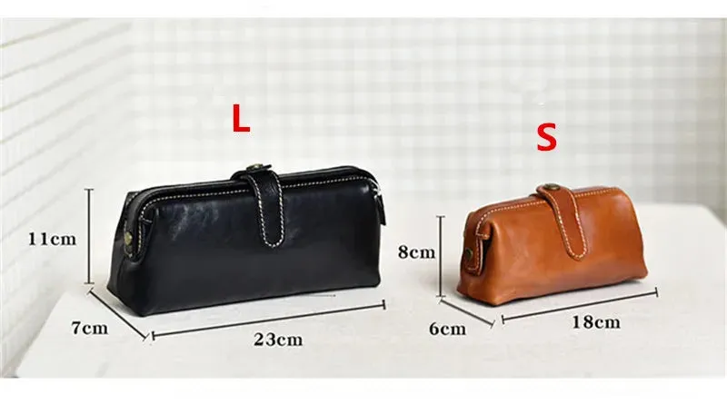 Vintage Genuine Leather Wallets for Men and Women