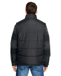 Black B8700 Burnside Puffer Vest