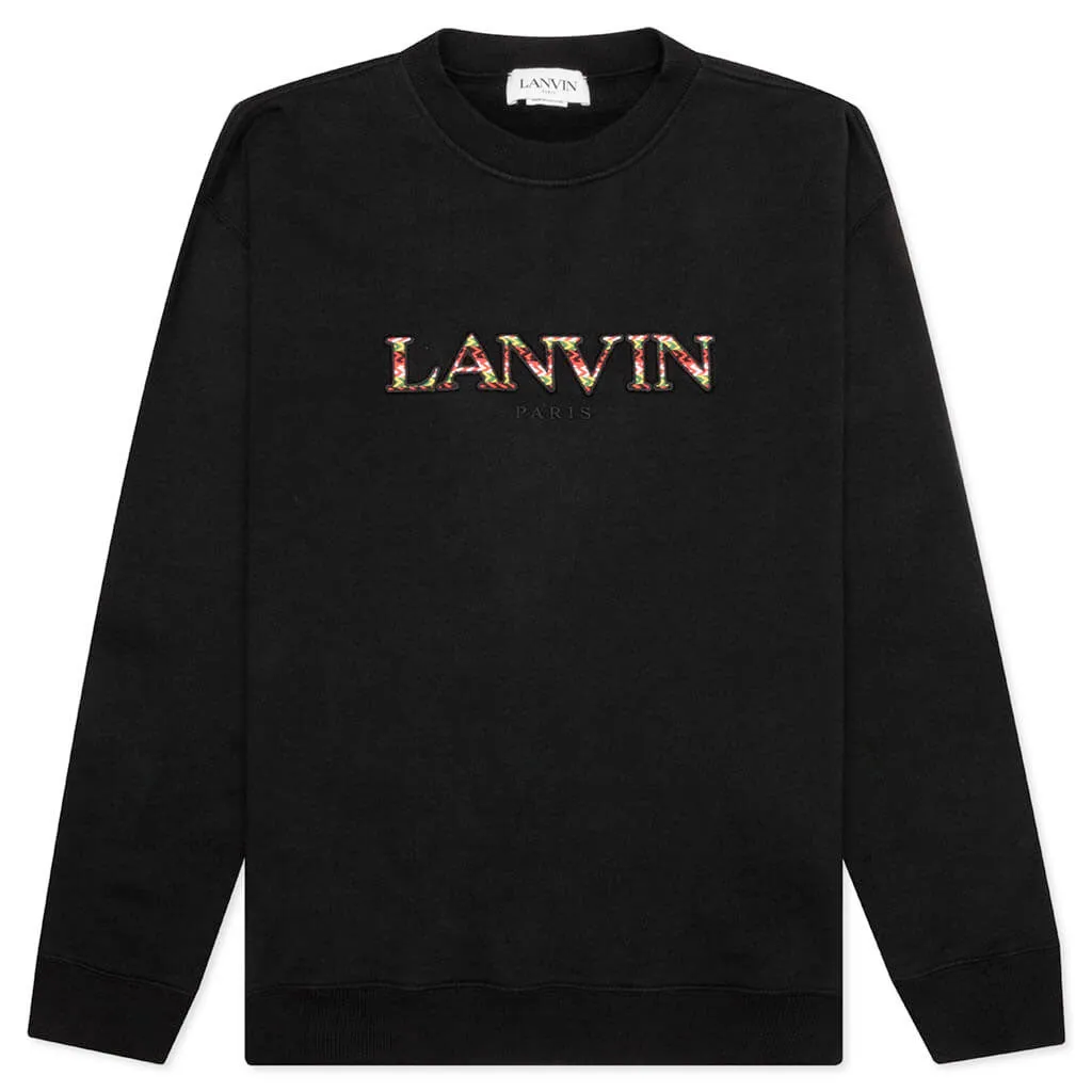 Black Classic Curb Sweatshirt