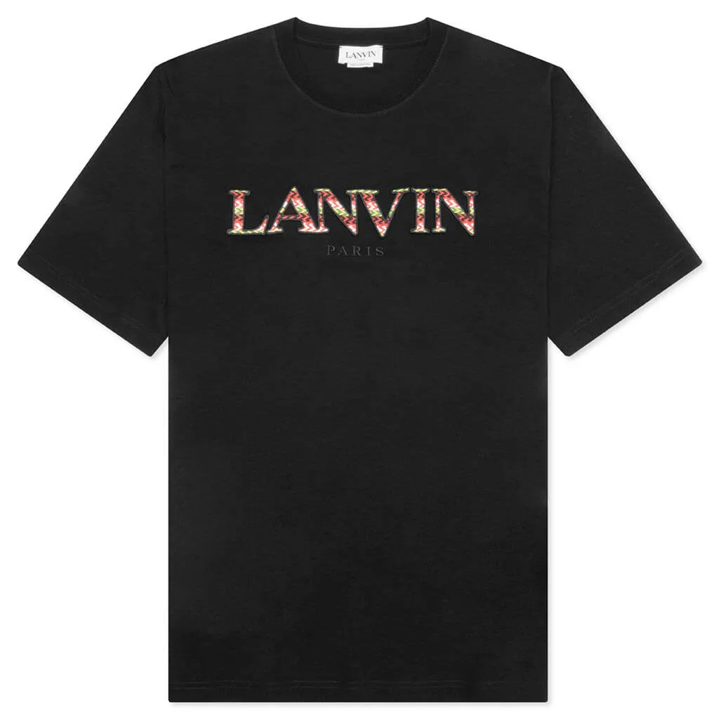 Black Lanvin Classic Curb Tee