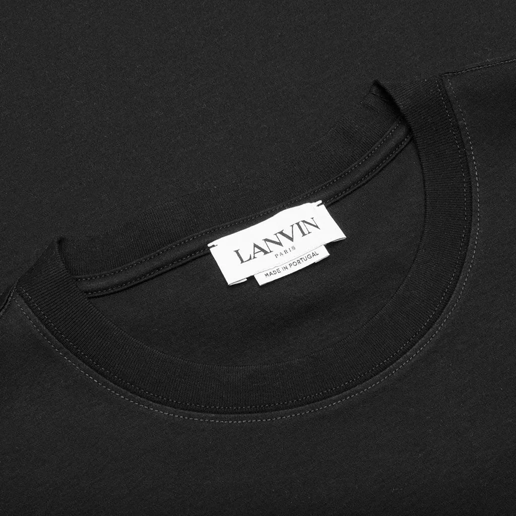 Black Lanvin Classic Curb Tee