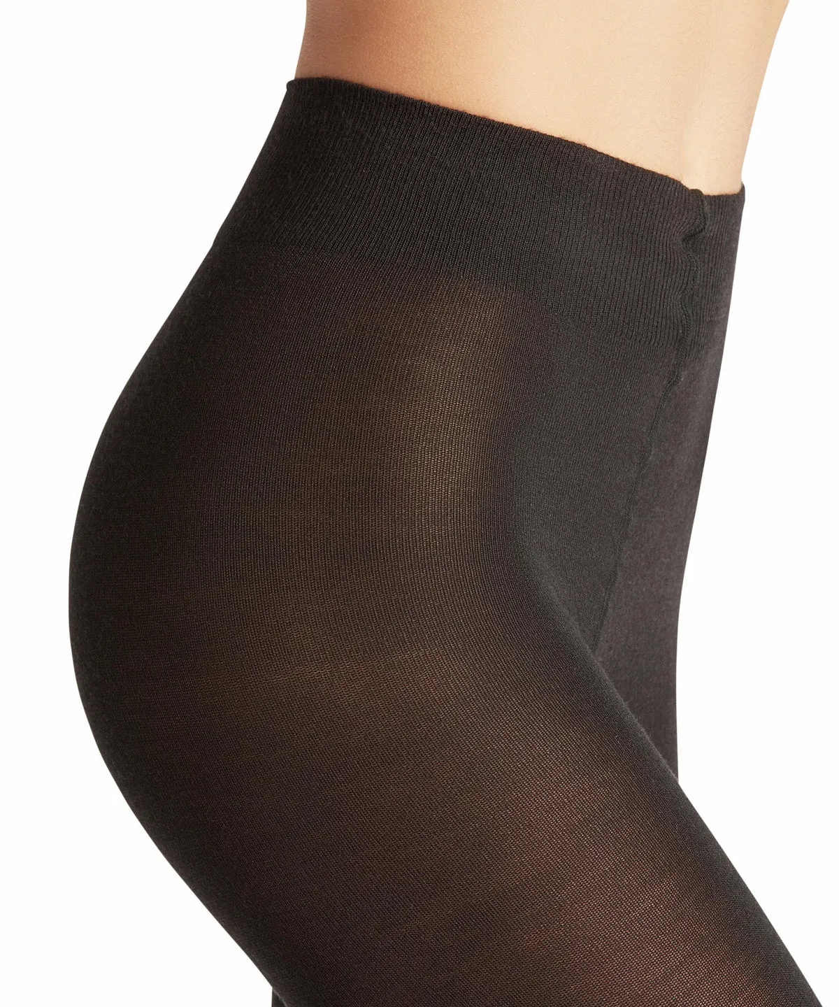 Black Merino Wool Tights by Falke