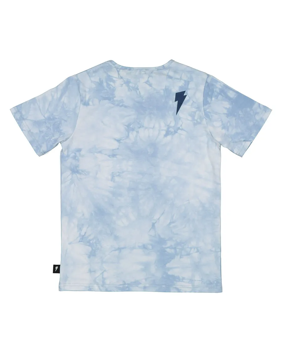 Blue Tie Dye Radicool Dude Surfer Tee