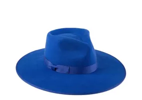 Blue Wool Cowboy Hat