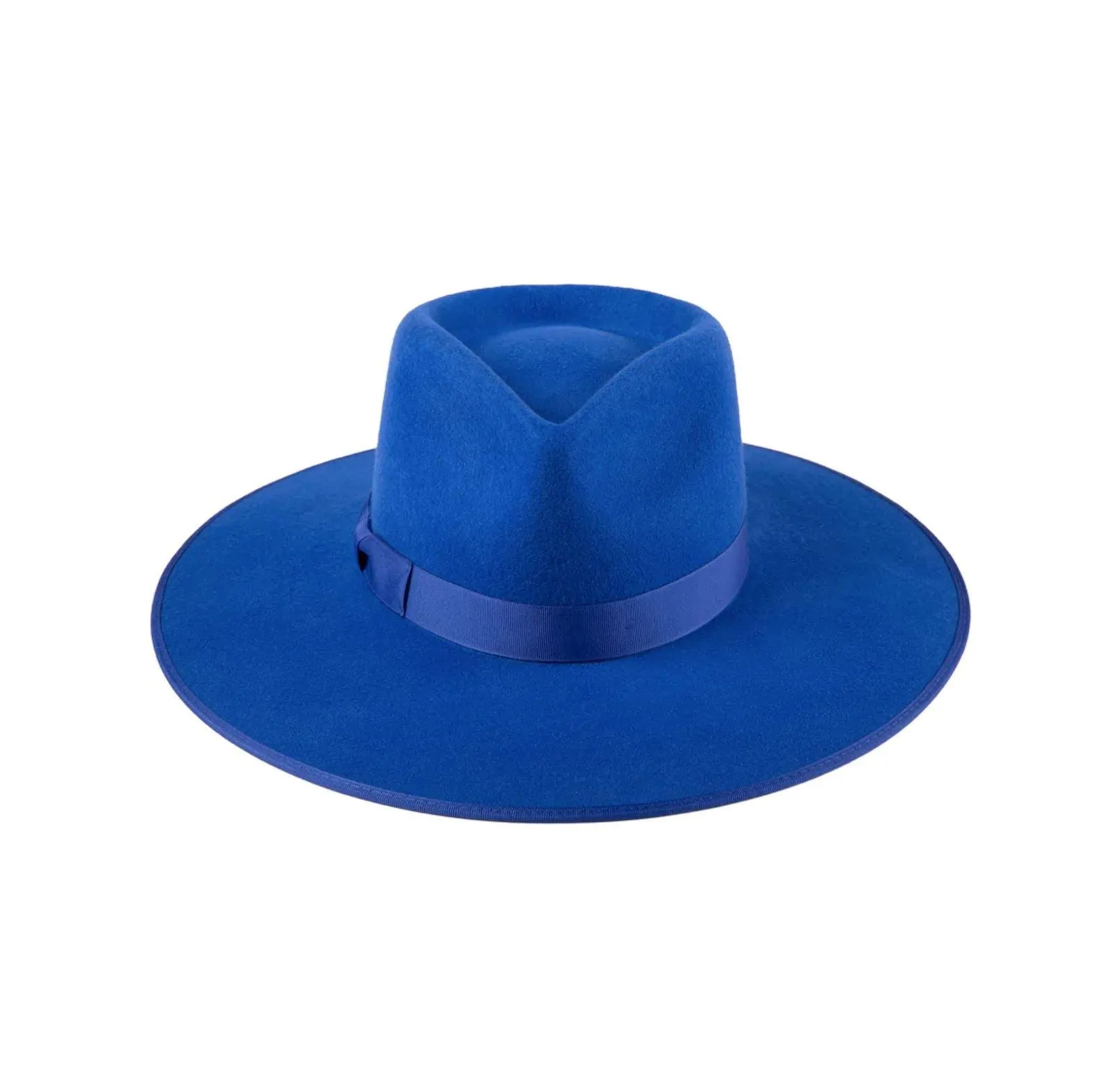 Blue Wool Cowboy Hat