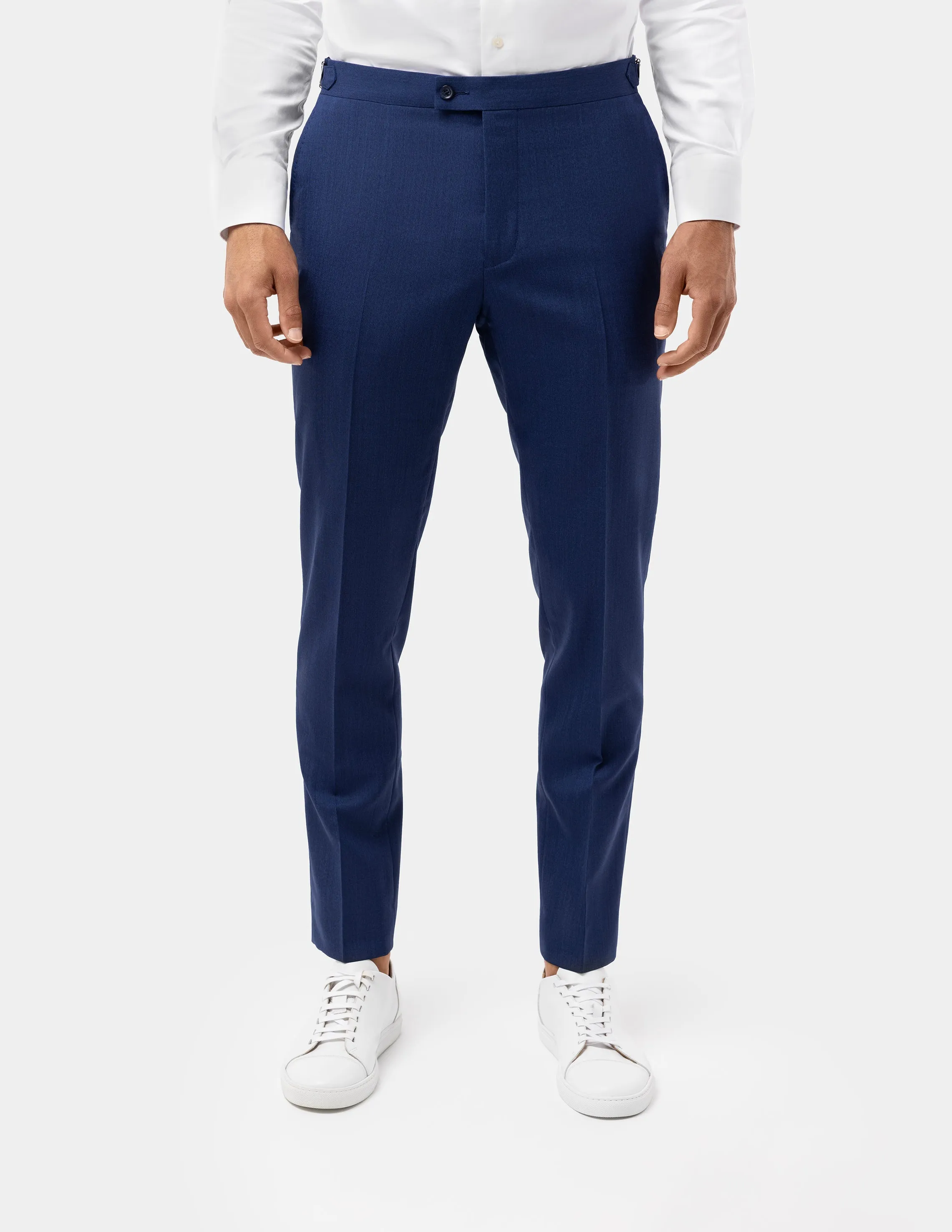 Blue Wool Trousers