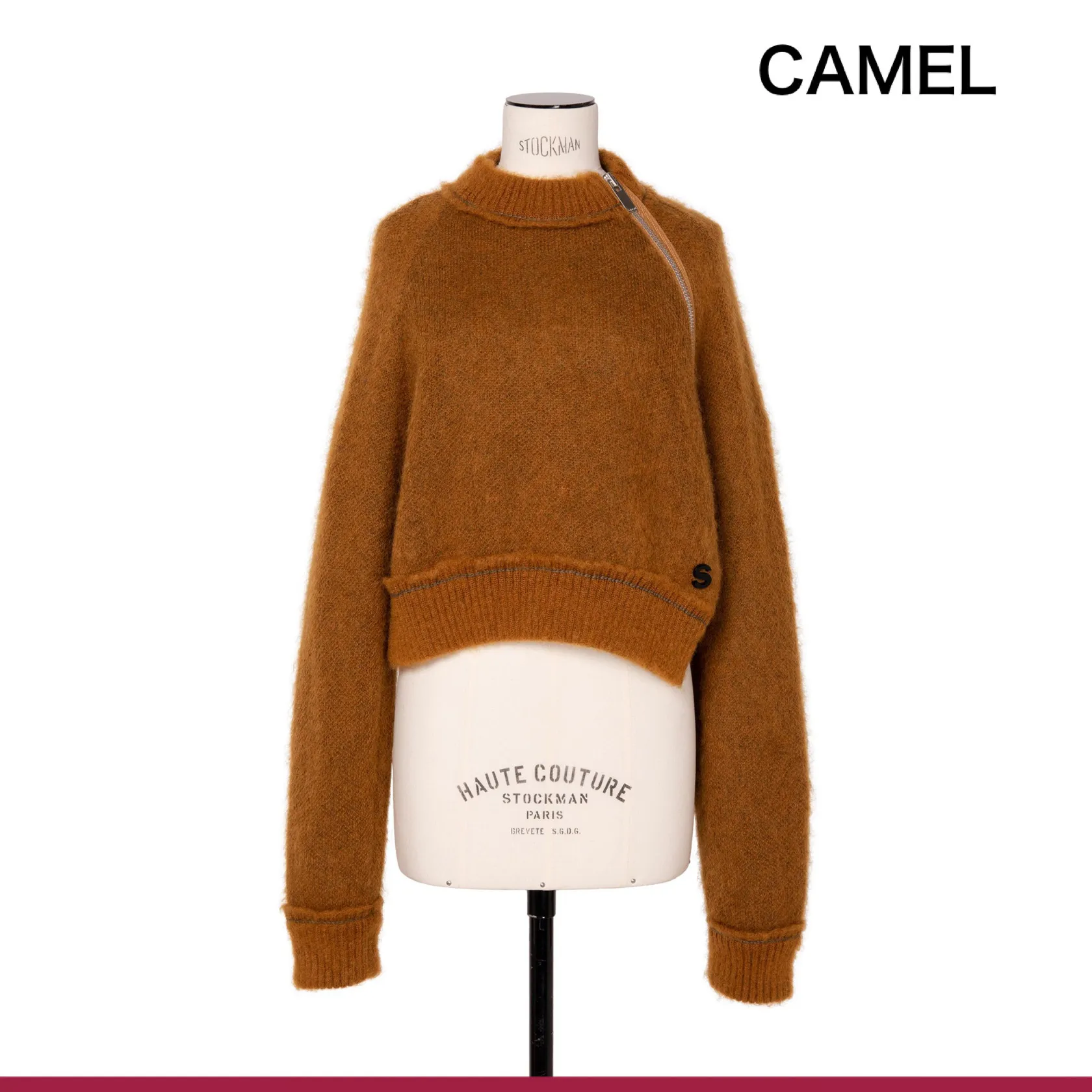 Casual Style Long Sleeves Wool Nylon Blend Top by sacai