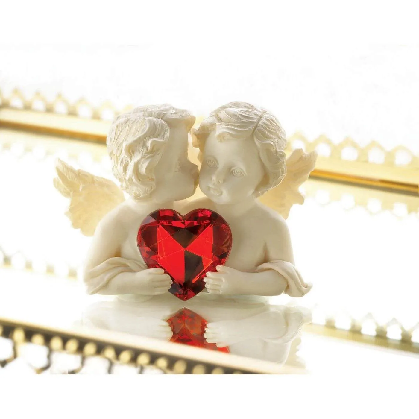 Two in Love Cherub Angels Figurine