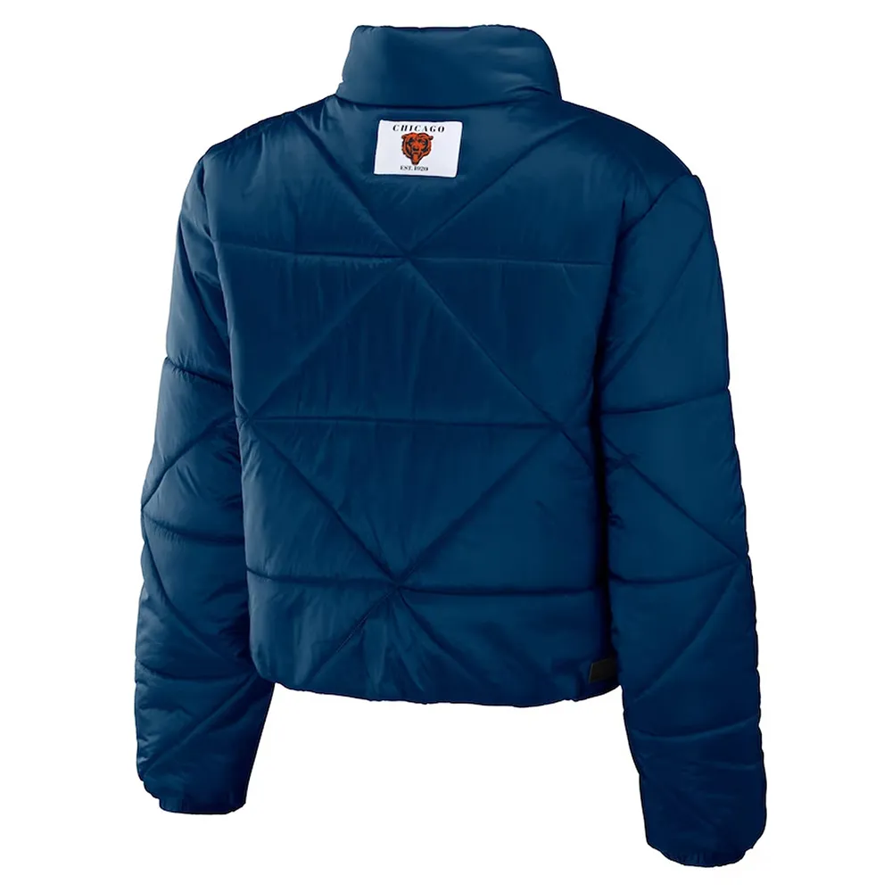 Chicago Bears cropped puffer jacket