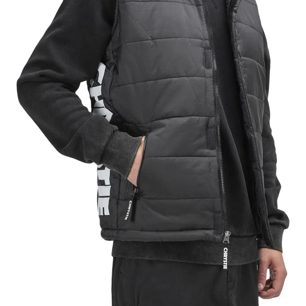 Chrystie NYC Puffer Vest OG Logo Black