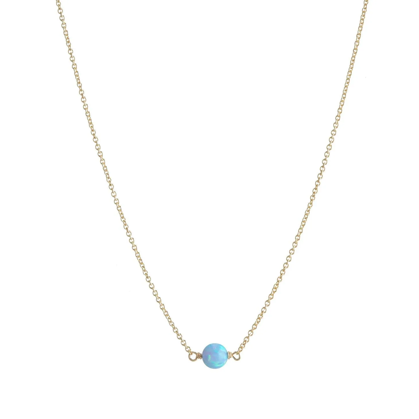 Opal Ball Necklace