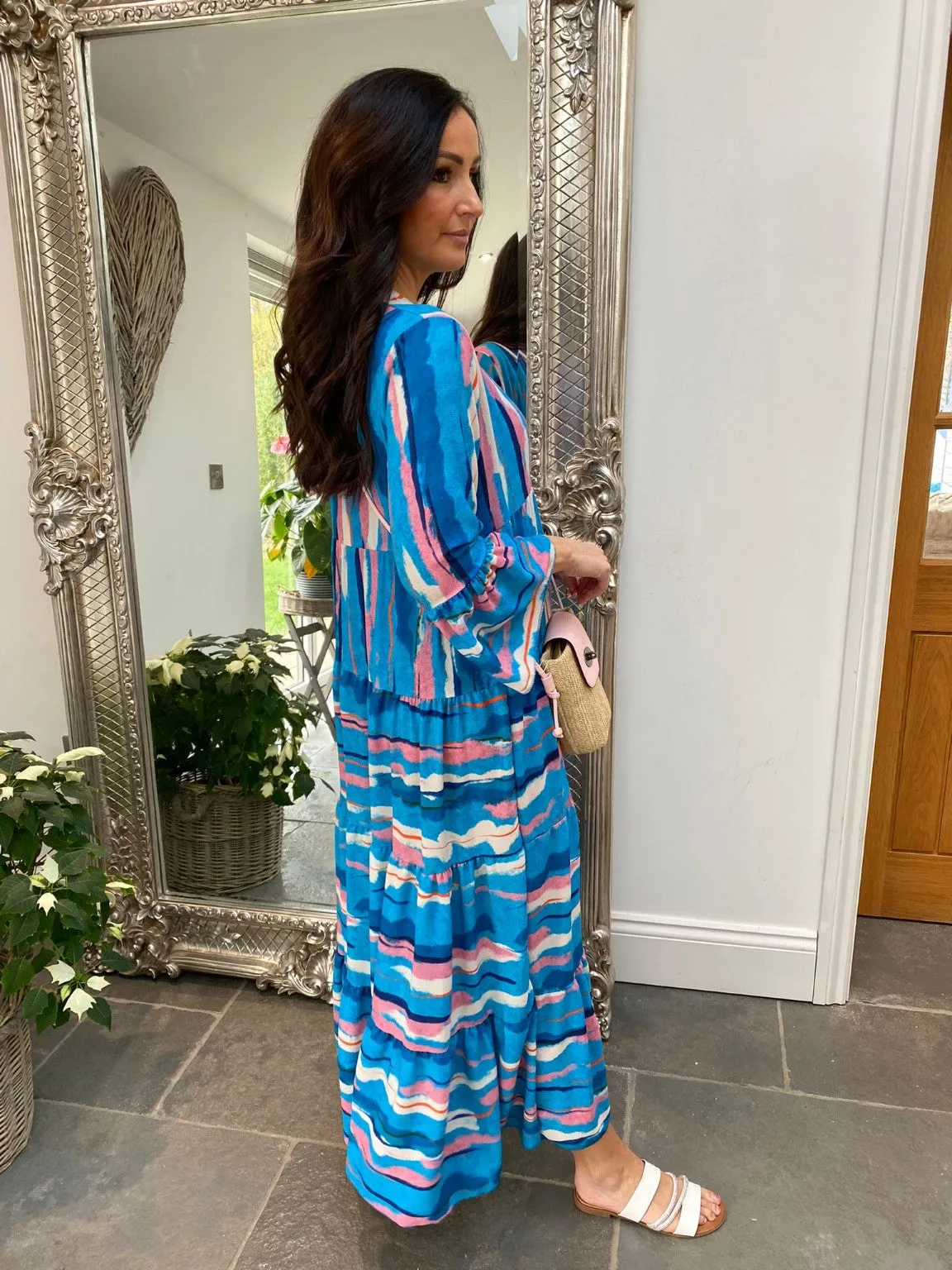 Bright Printed Maxi Dress Rosie