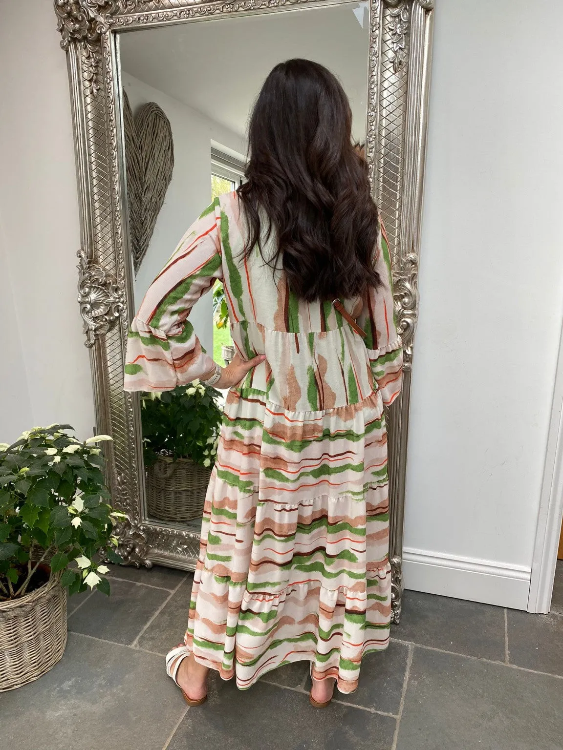 Bright Printed Maxi Dress Rosie