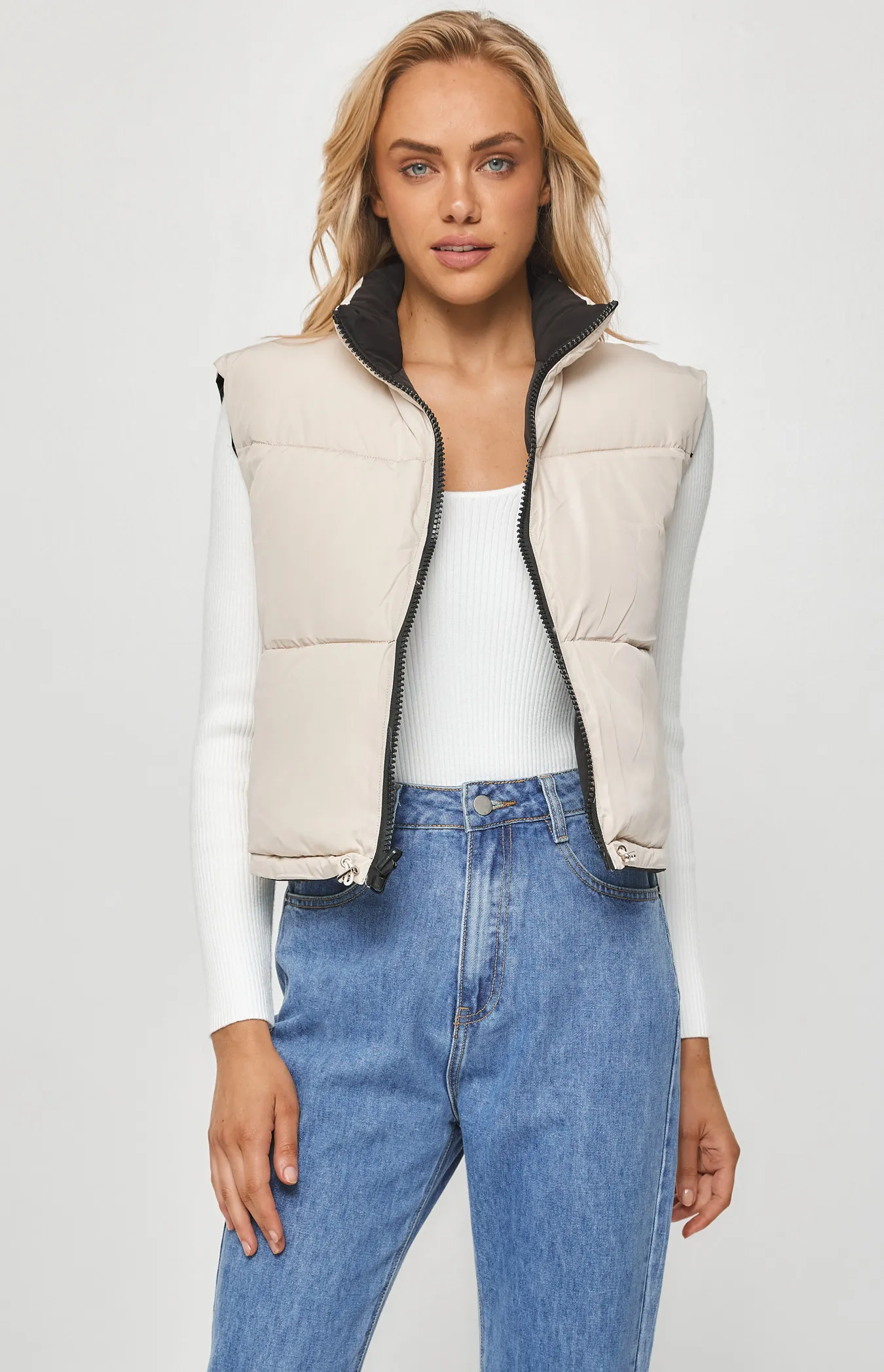 Reversible Puffer Vest (SJT377B)