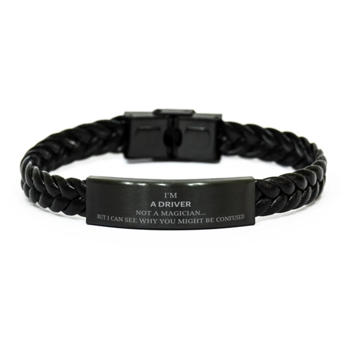 Driver Braided Leather Bracelet