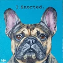 8x 8 Canvas Print 'I Snorted' by Corbello