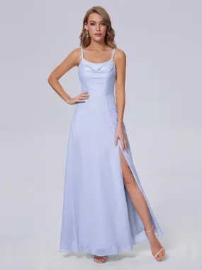 Reese Cute Spaghetti Strap Chiffon Bridesmaid Dress