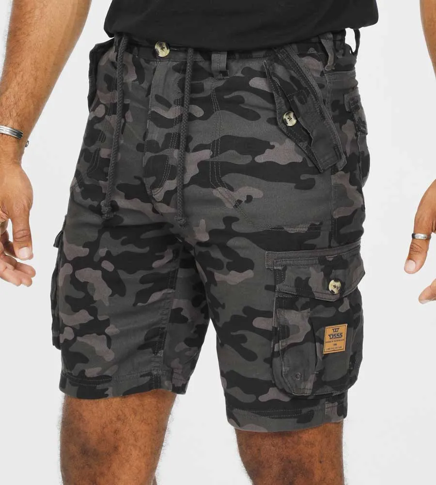 Men's Camouflage Print Cargo Shorts (ZAVIER)