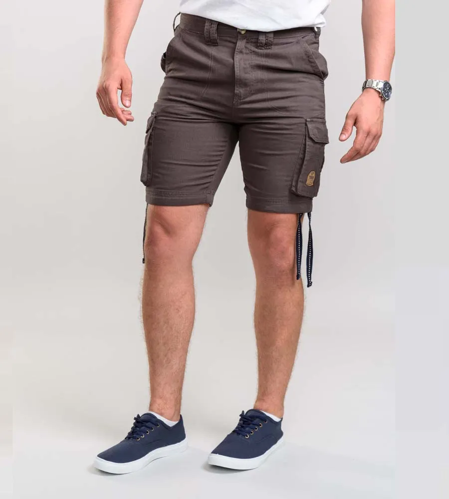 Grey Cargo Shorts for Men (Fletcher 1)