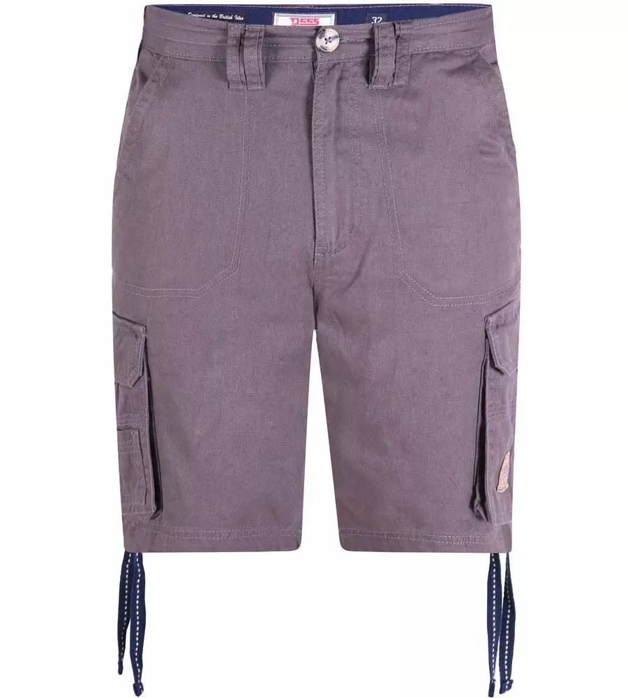 Grey Cargo Shorts for Men (Fletcher 1)