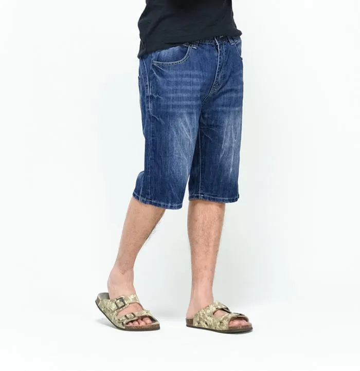 Baggy Cargo Summer Calf-length Hip-Hop Men's Denim Shorts