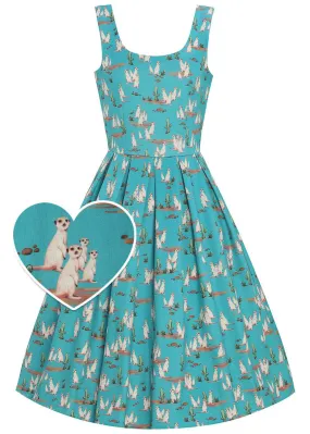 Retro Meerkat Swing Dress