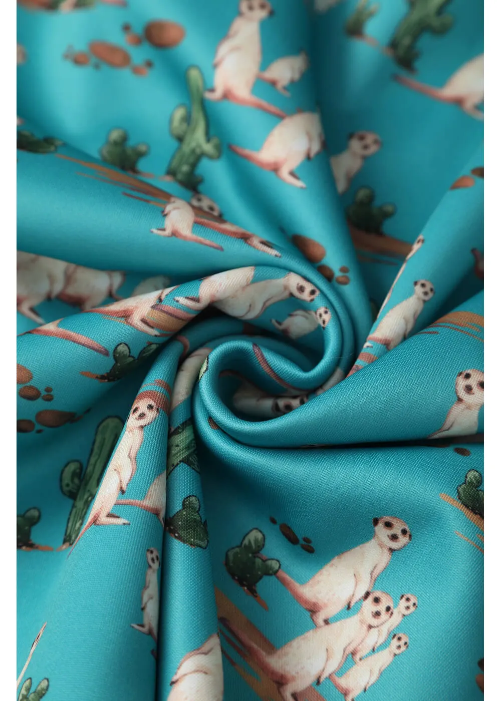 Retro Meerkat Swing Dress