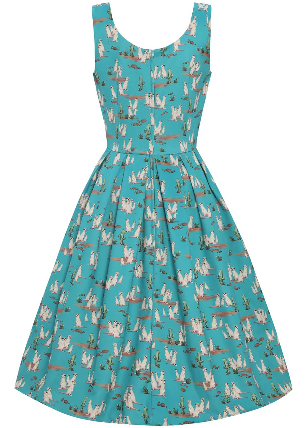 Retro Meerkat Swing Dress