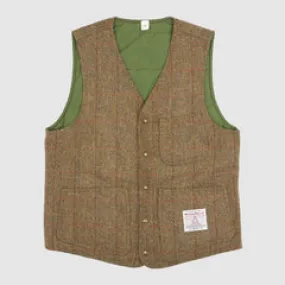 Double RL Huntshaw Reversible Harris Tweed Vest