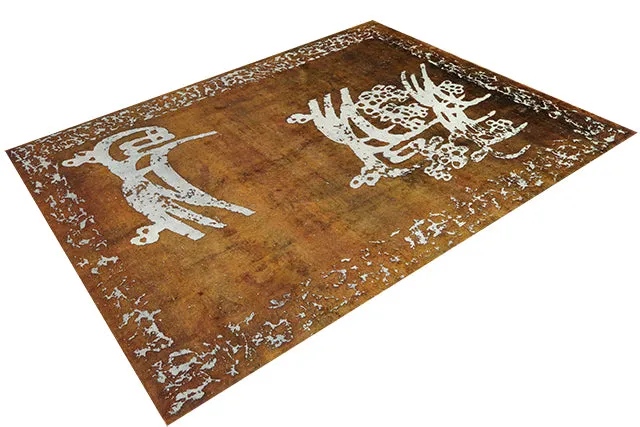 Vintage Style Dragon Rug