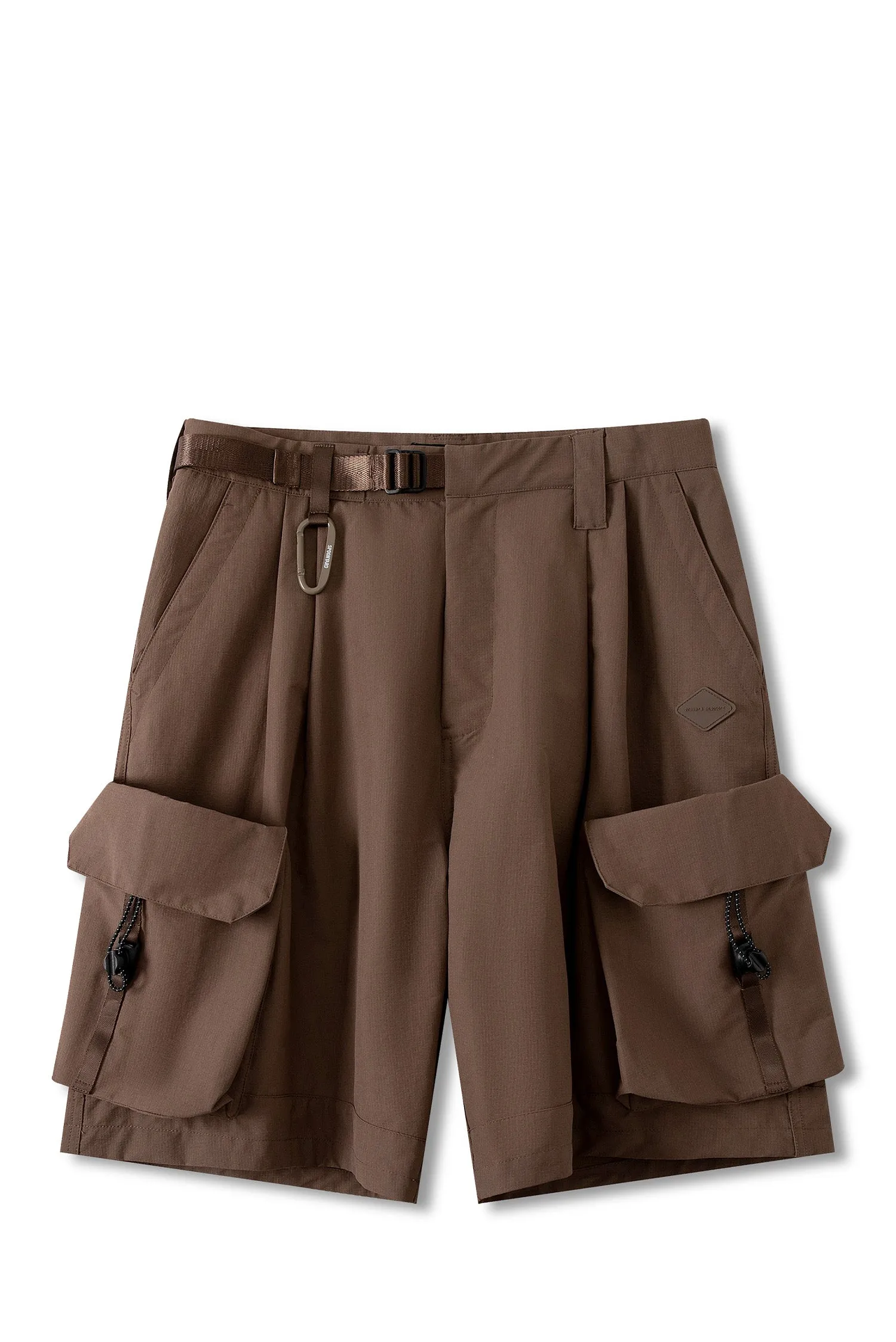 Durable Cordura Belted Cargo Shorts for Men