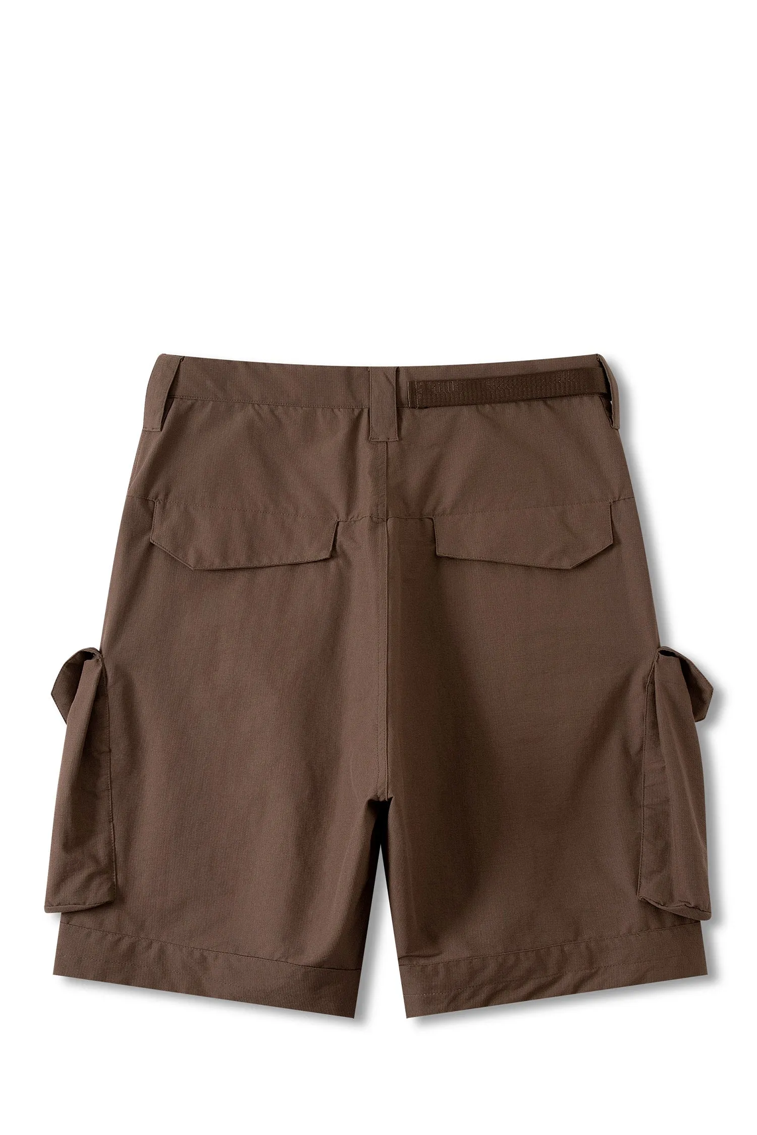 Durable Cordura Belted Cargo Shorts for Men