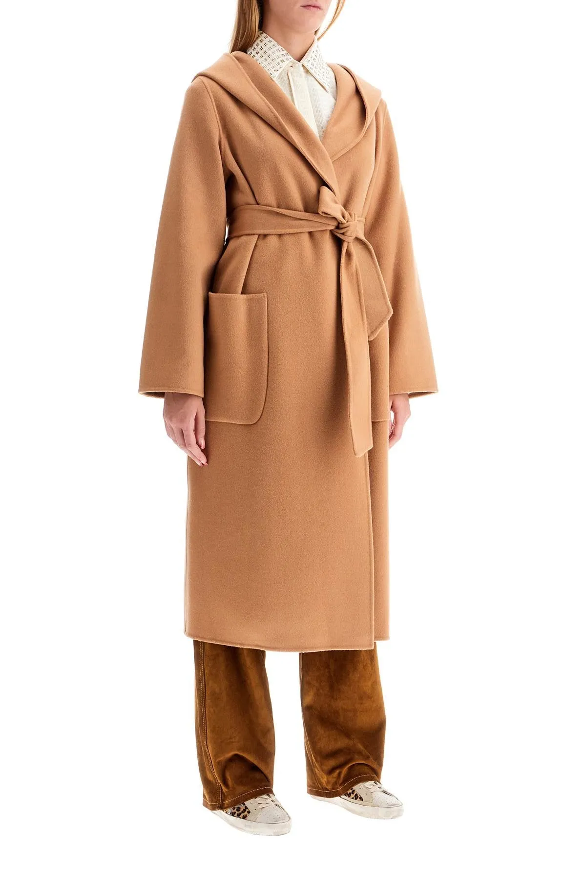 edie Hooded Coat GOLDEN CAMEL