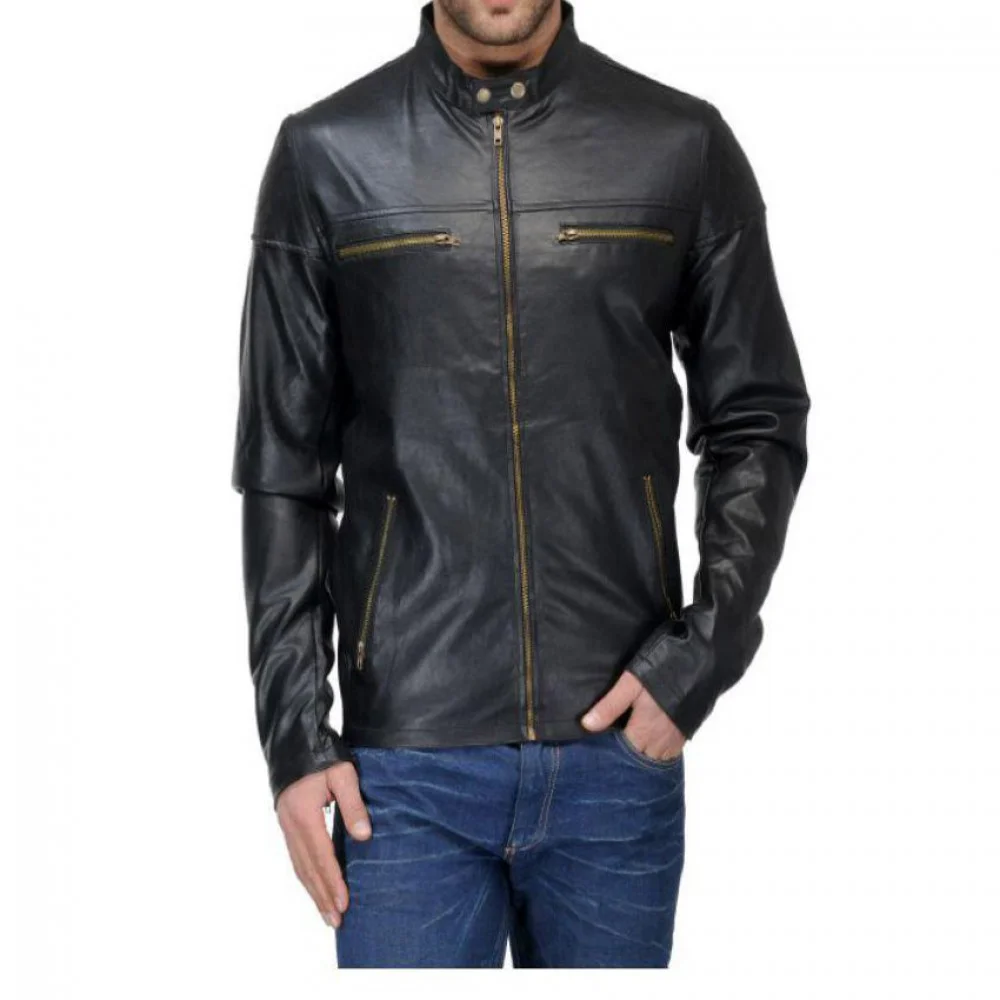 Faux Leather Hiller Jacket