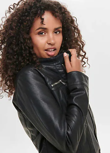 Faux Leather Jacket Grattan