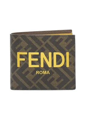 Fendi FF Motif Bi-Fold Wallet