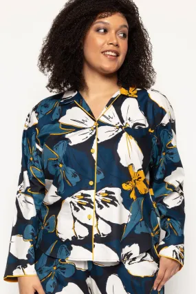 Verity Pyjama Top with Floral Print