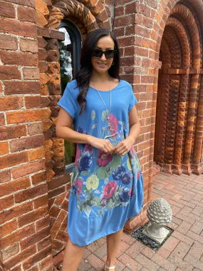 Floral Scoop Neck Dress Kiki