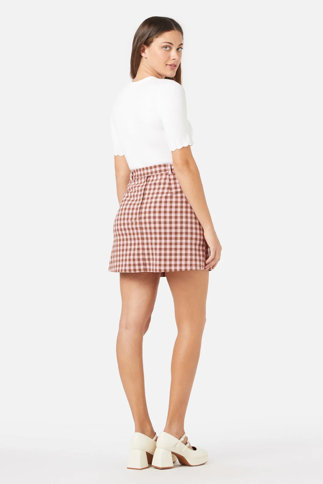 Gingham Gelati Skirt