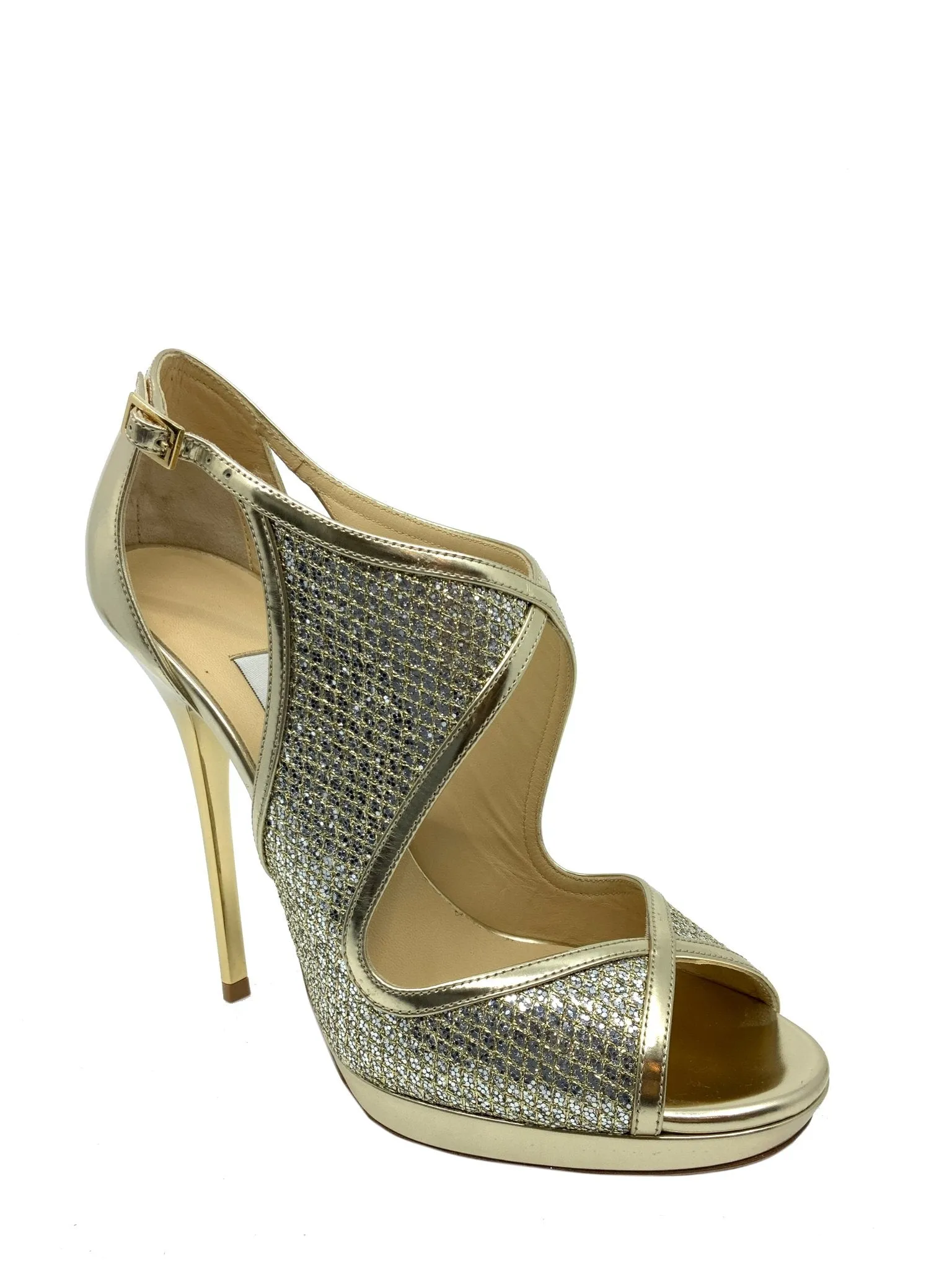 Sequin Glitter Platform Pumps