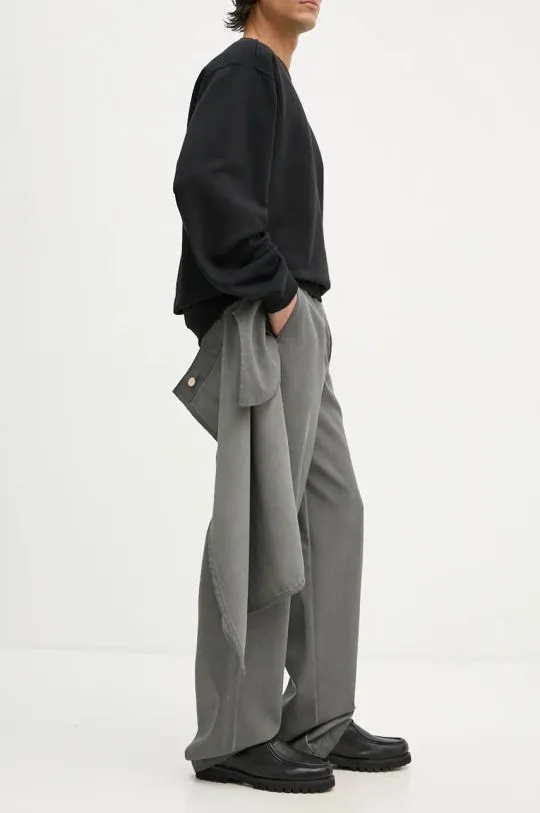 Gray Wool Trousers RTWXBOT018