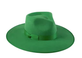 Green Wool Fedora