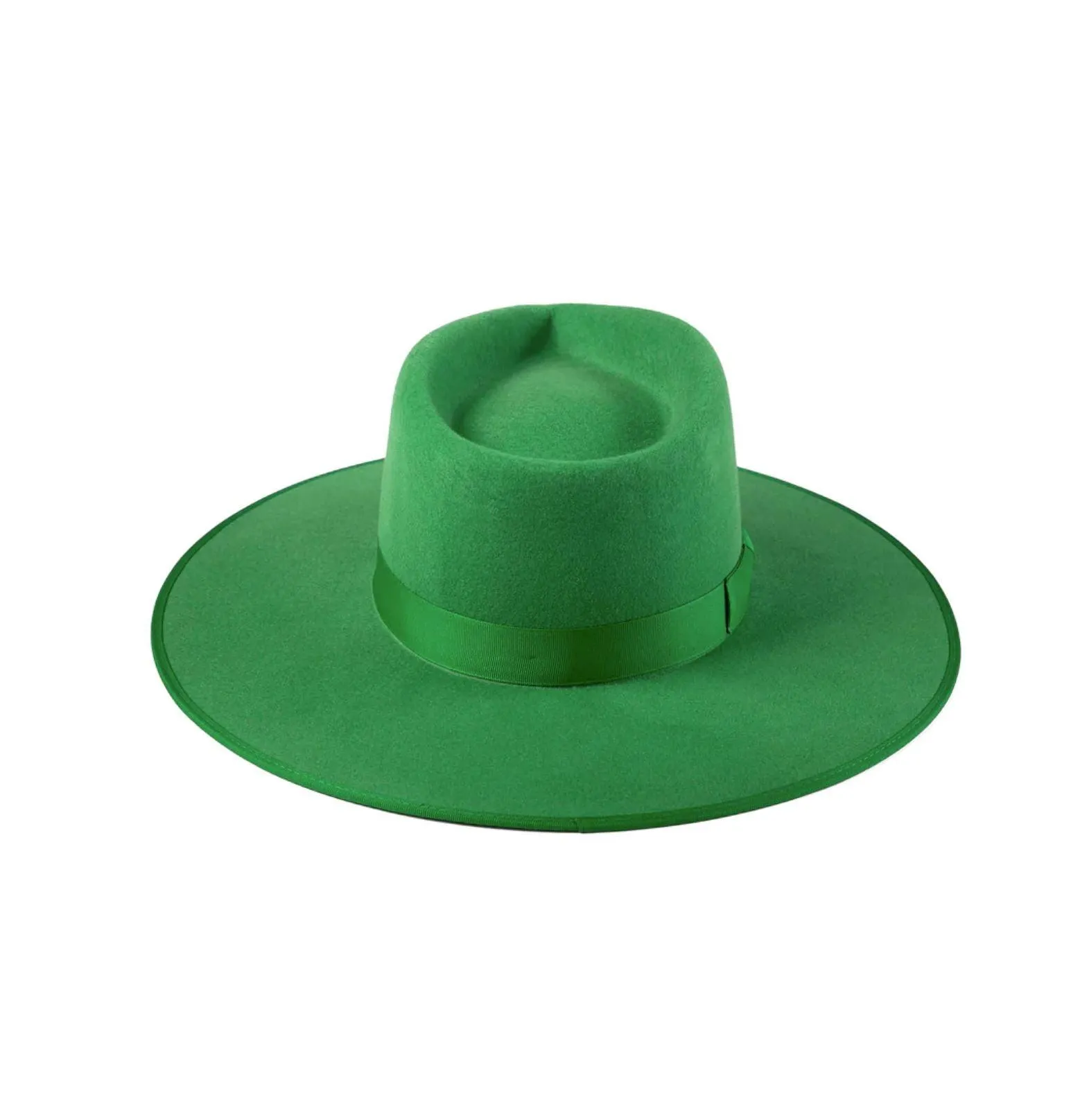 Green Wool Fedora