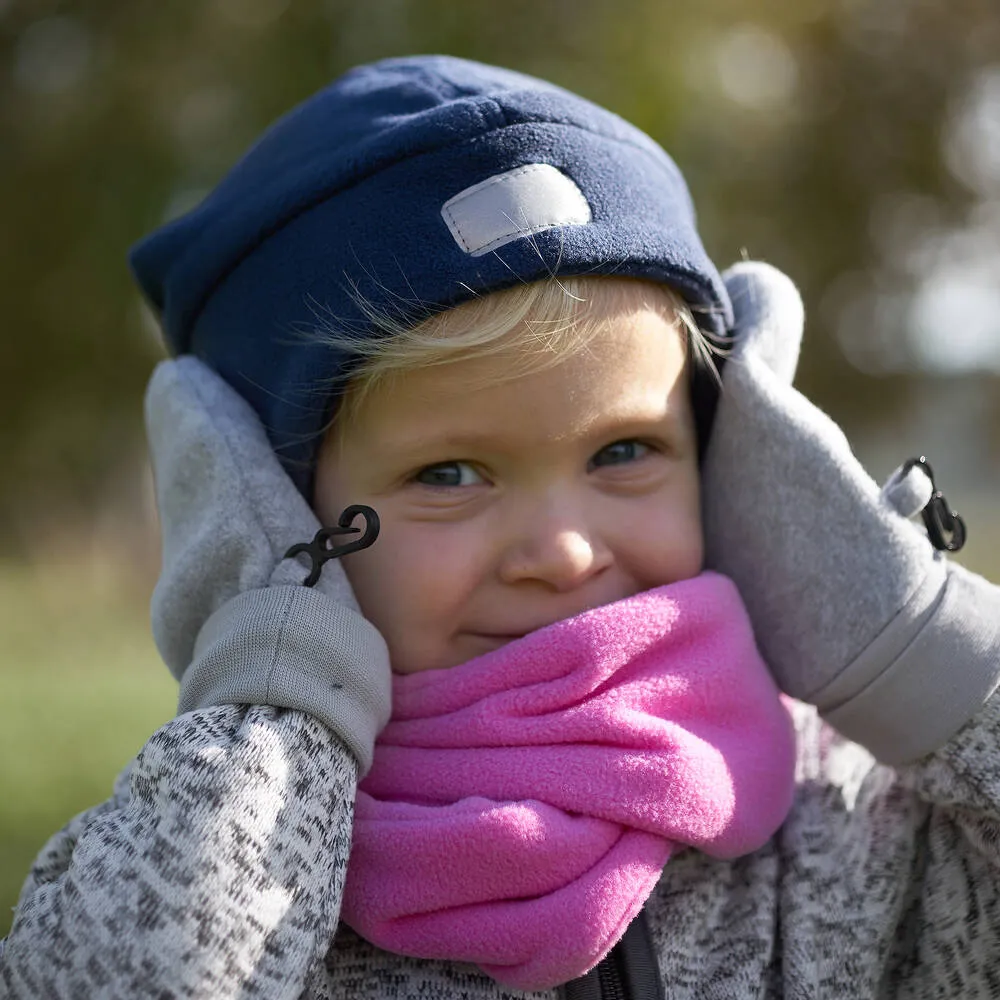 Gray Infant Fleece Gloves